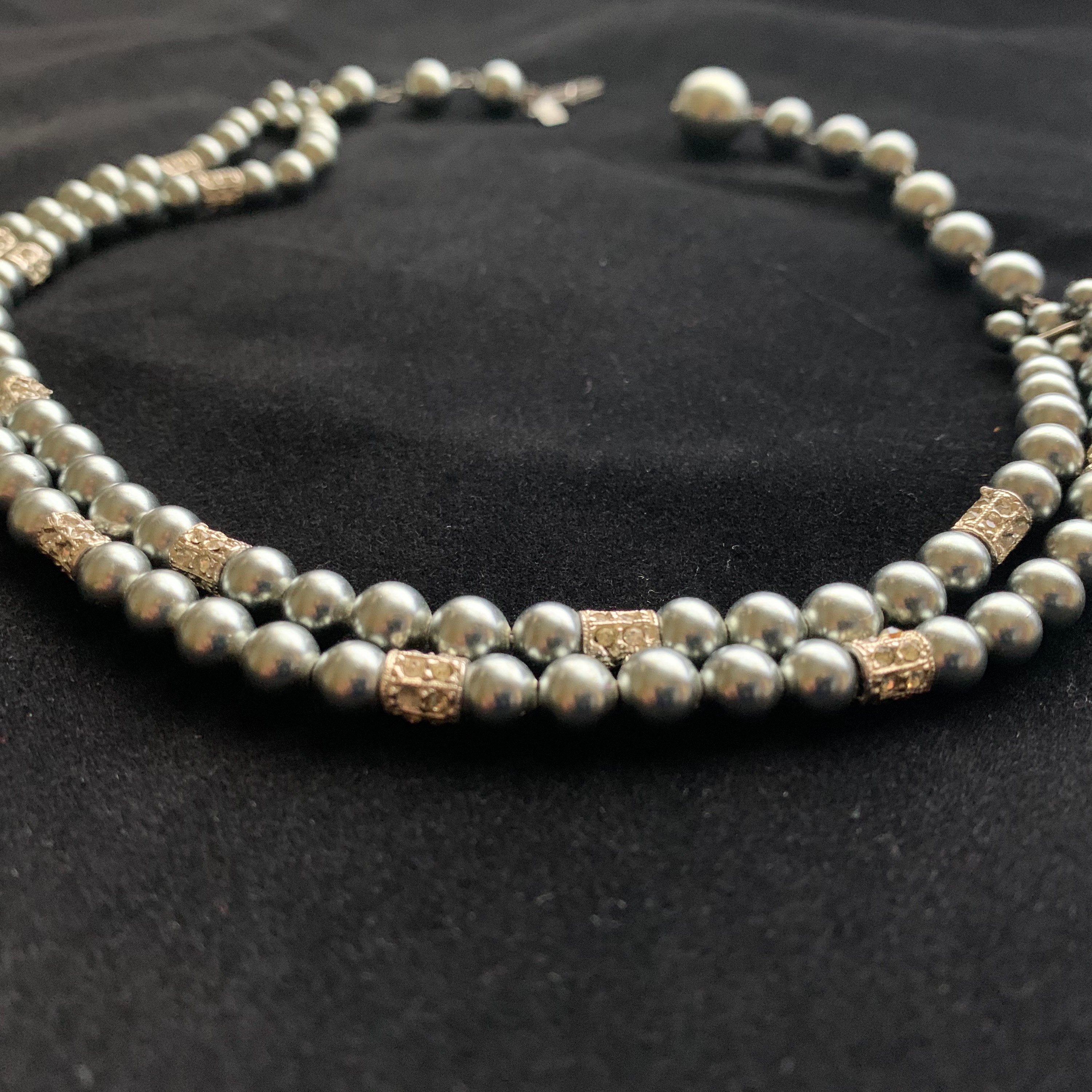 Vintage Signed FRANCES HIRSCH Original Faux Pearl Choker - Etsy
