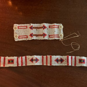 Kamba Glass Beaded Choker and Cuff Set | Kenya 1960s