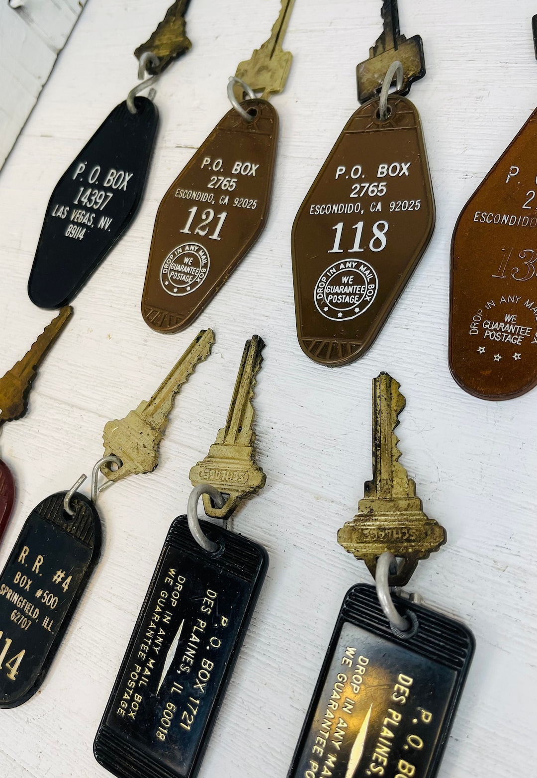 Vintage Post Office Mail Key, Vintage Mail Key Las Vegas, Retro Post