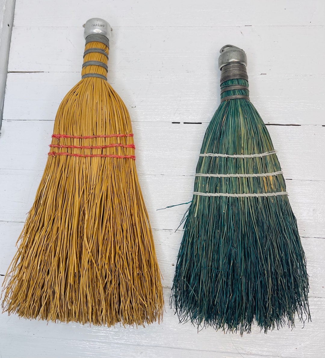 Vintage Hand Broom, Vintage Green Hand Broom, Vintage Cleaning Items Etsy