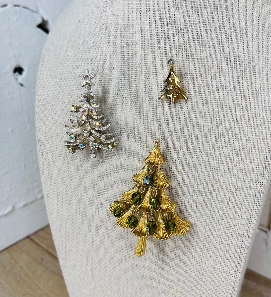 Vintage Christmas Tree Brooch, Antique Christmas Tree Brooch Etsy