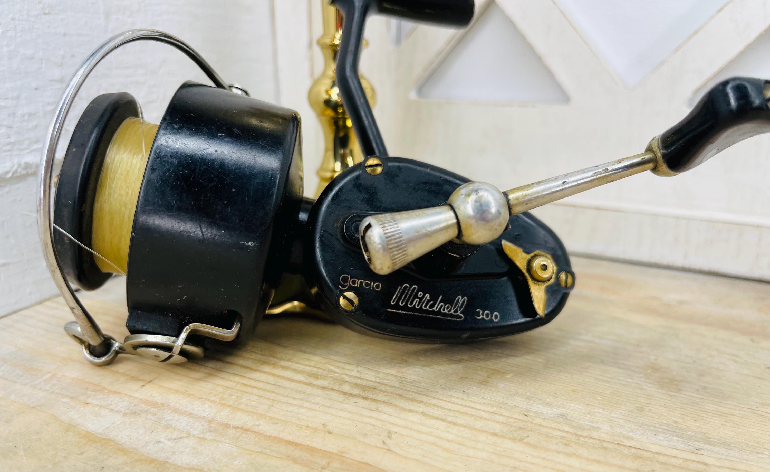 Vintage Mitchell 300 DL Fishing Reel, Made in France, Vintage