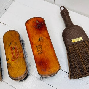 Vintage Shoe Shine Brush Vintage Quintone Shoe Brush Vintage