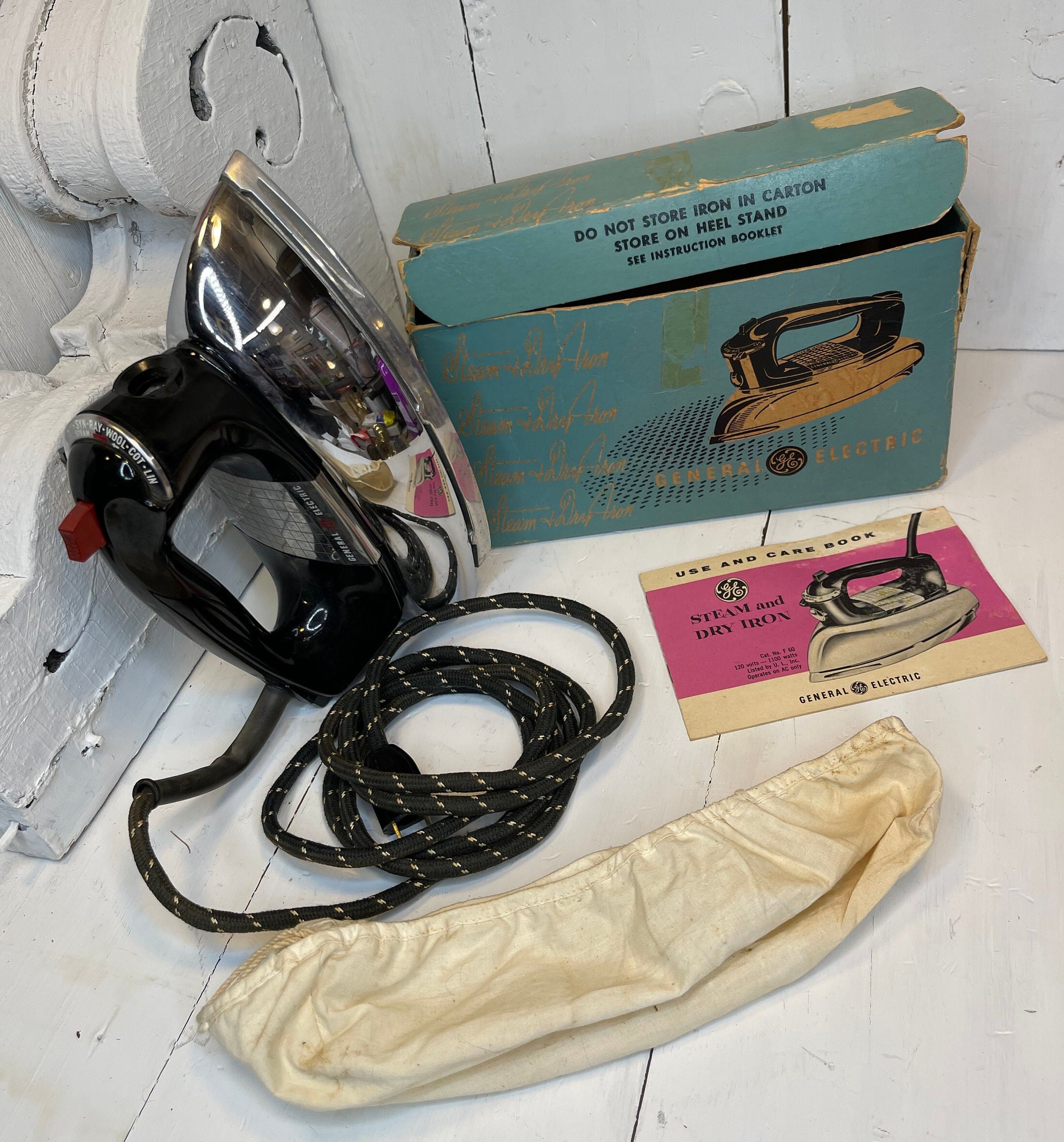 Vintage General Electric Steam and Dry Iron WORKS in Etsy