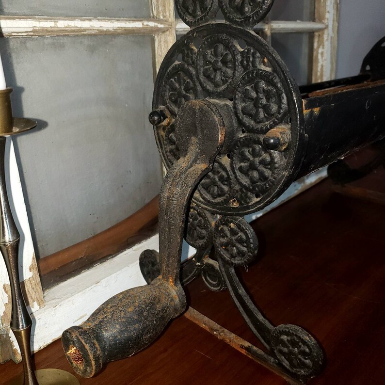 Vintage Fireplace Decor Vintage Fireside Paper Log Roller Rustic Farmhouse Cast Iron Fireplace Log Roller Newspaper Log Roller