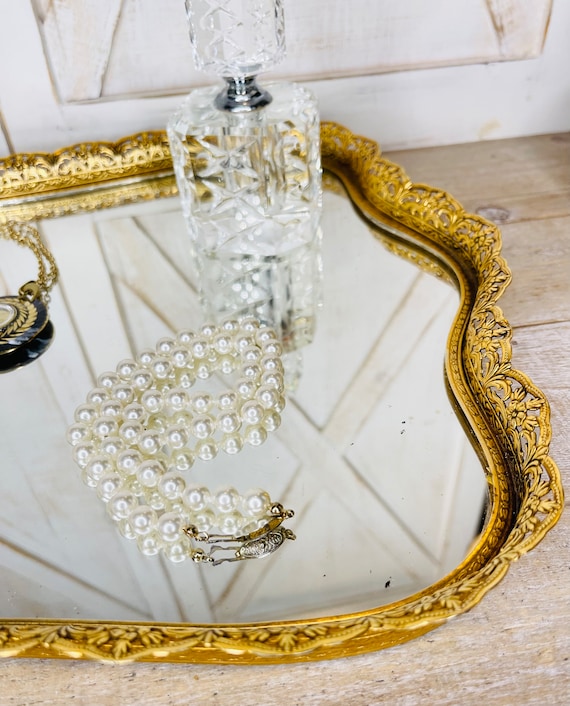 Vintage Vanity Tray, Vintage Beauty Tray, Vintage… - image 4