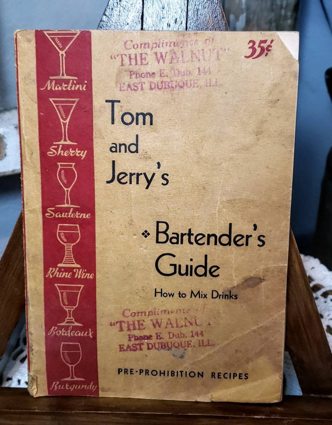 Vintage Tom and Jerry's Bartender's Guide How to Mix Etsy