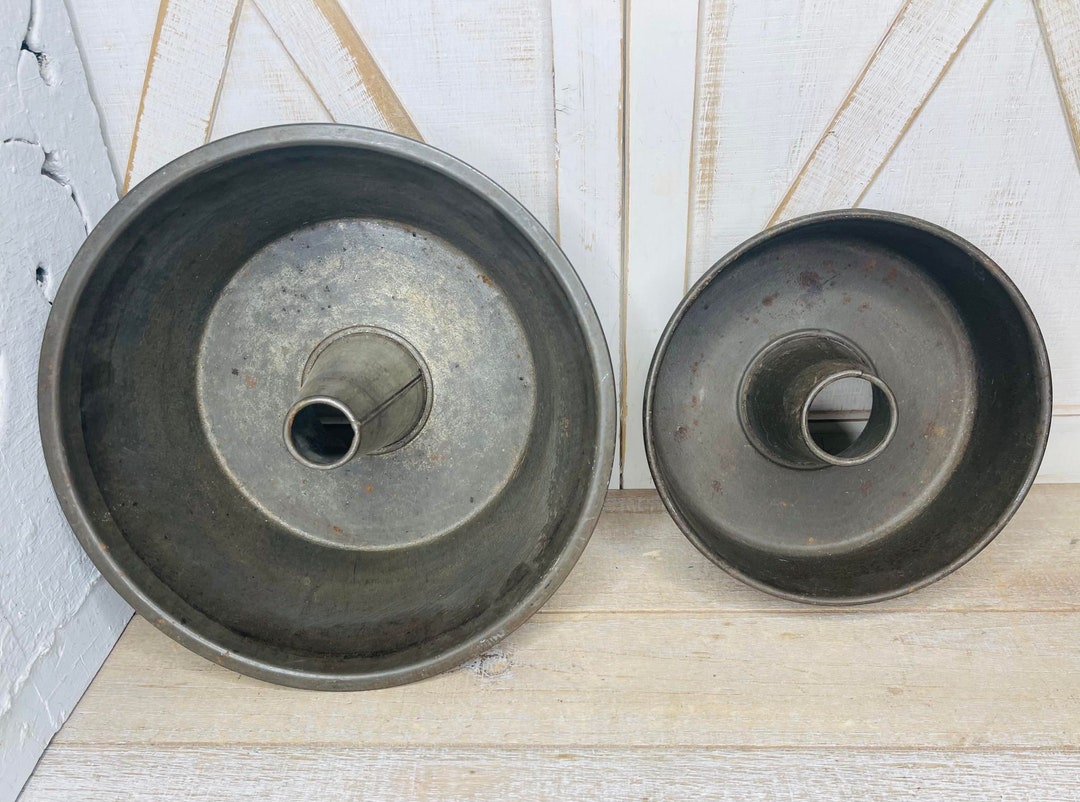 Vintage Bundt Pan, Vintage Angel Food Cake Pan, Farmhouse Kitchen