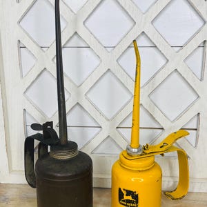 Vintage John Deere Oil Can, Antique Oil Can, Oil Can Decor, Oil Can, Unique Vintage Oil Can, Rustic Vintage Oil Can, Rustic Oil Can Decor