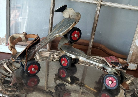 Vintage Metal Roller Skates, Vintage Sears Brand R
