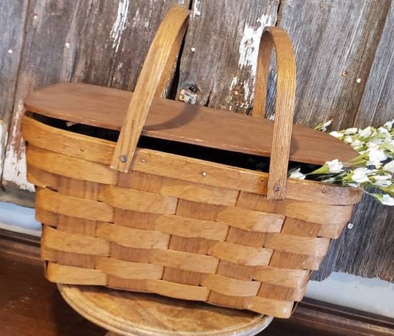 Vintage Picnic Basket, Vintage Picnic, Antique Pic