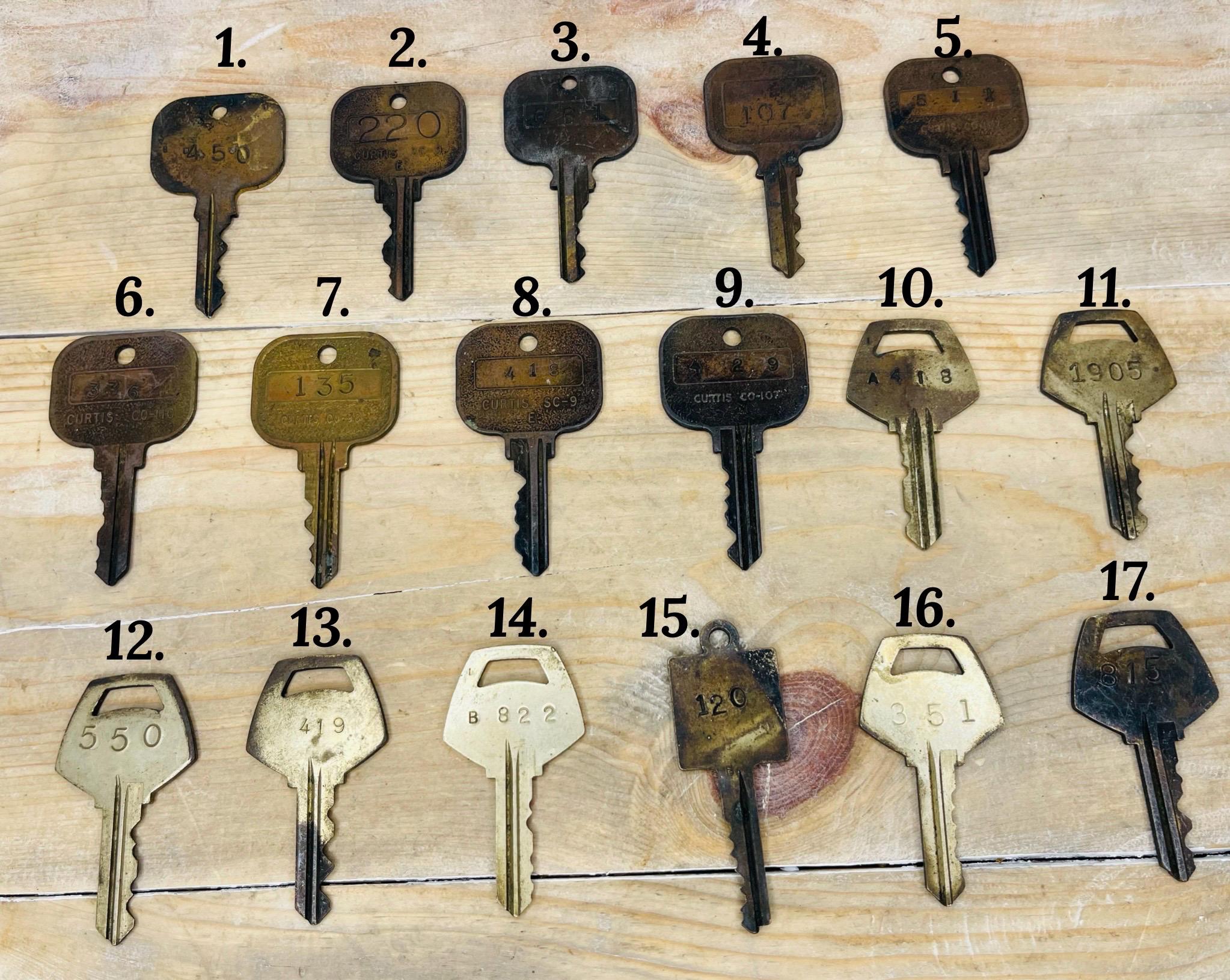 Vintage Hotel Room Key, Vintage Motel Key, Sold Separately, Collectable ...