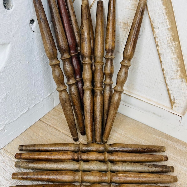 Wood Spindles Etsy