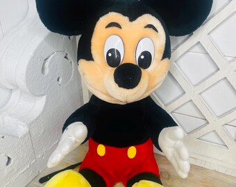 Vintage Walt Disney World Original 1990 Large Mickey Mouse Plush