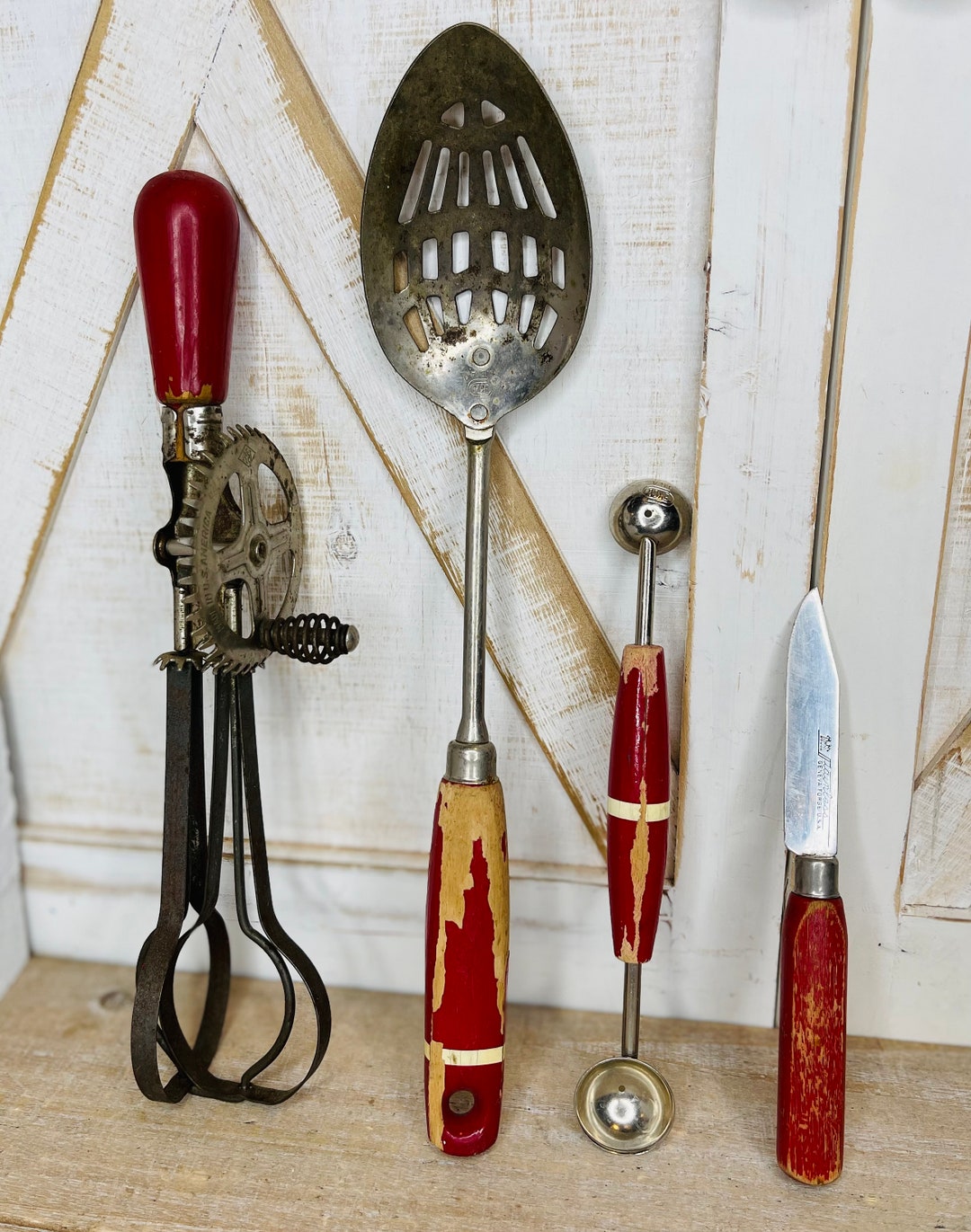 Vintage Cooking Utensils Sold Separately Primitive Cooking - Etsy