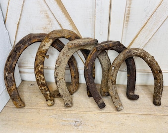 Rustic Horseshoe for Farmhouse Decor, Sold Separately, Vintage Horseshoe Decor, Vintage Horse Shoe, Horseshoe Art, Rustic Horseshoe,