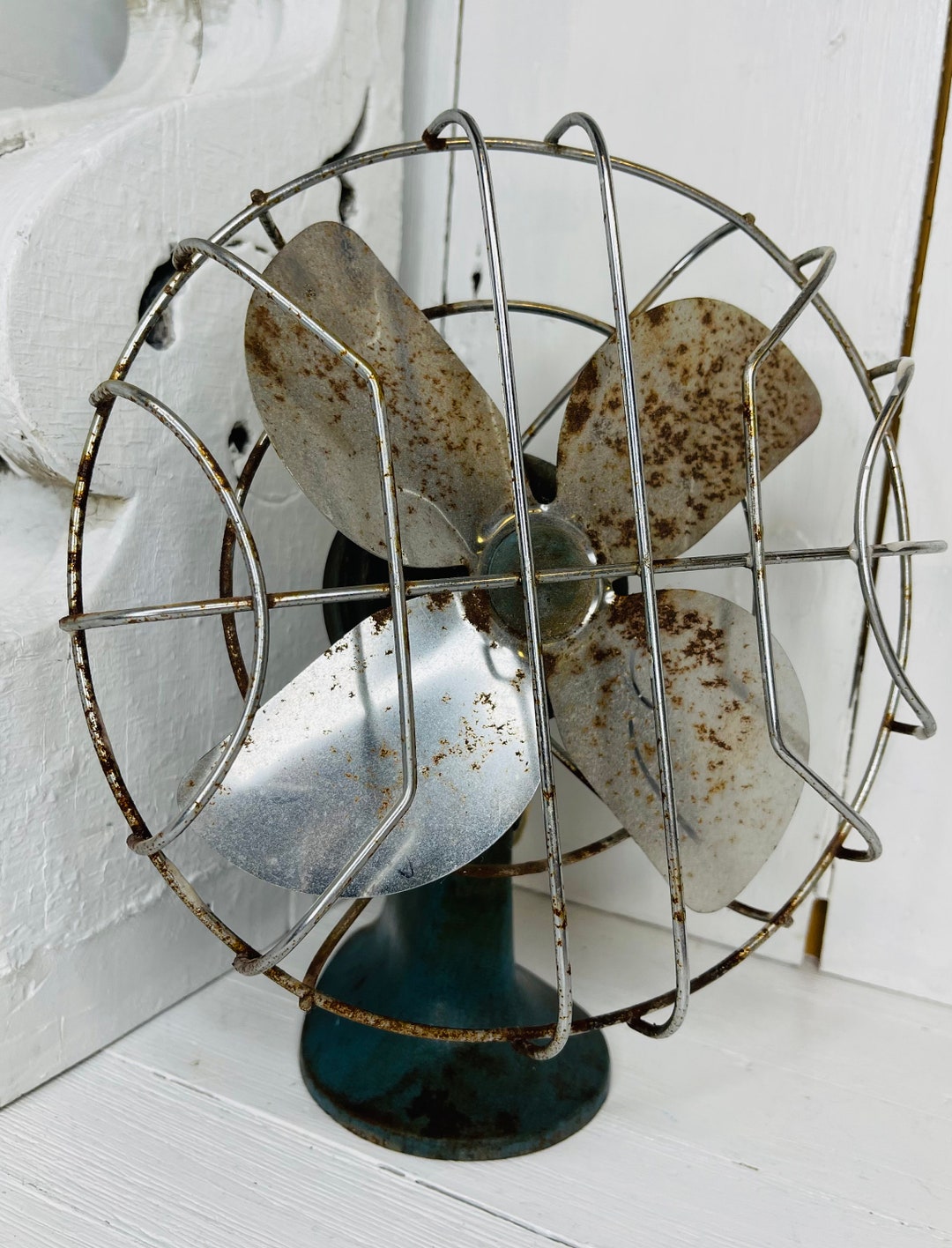 Vintage Metal Fan, WORKS, Antique Desk Fan, Table Top Fan Etsy