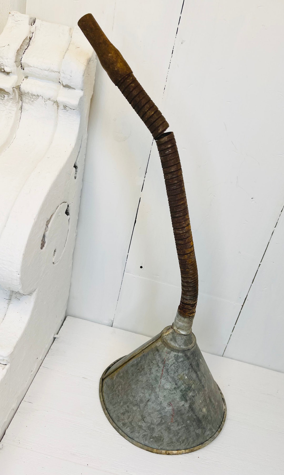 Vintage Oil Funnel Antique Oil Funnel Vintage Garage Items Etsy