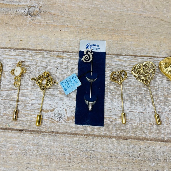 Vintage Hat Pins, Sold Separately, Vintage Fleur-de-lis Stick Pin