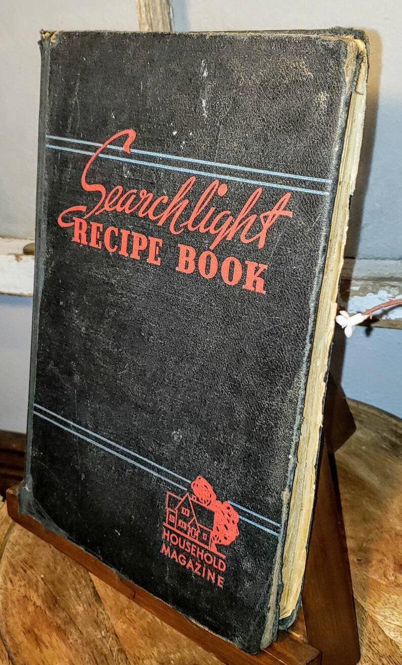 Vintage Recipe Book Antique Recipe Book Searchlight Recipe Etsy