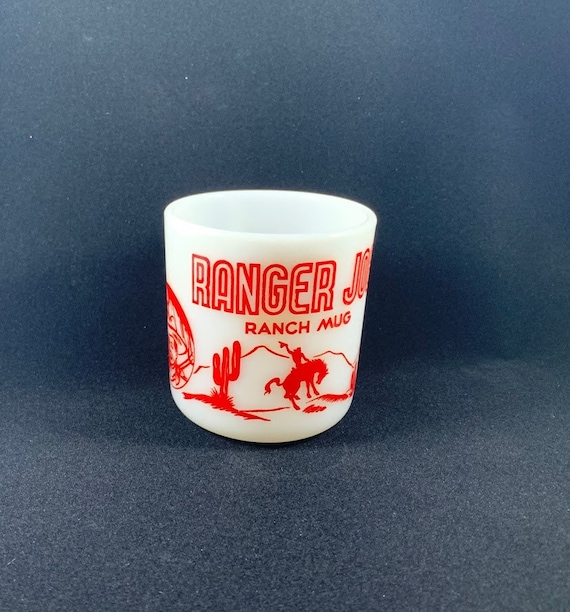 VINTAGE RED RANGER JOE ROUND UP MUG