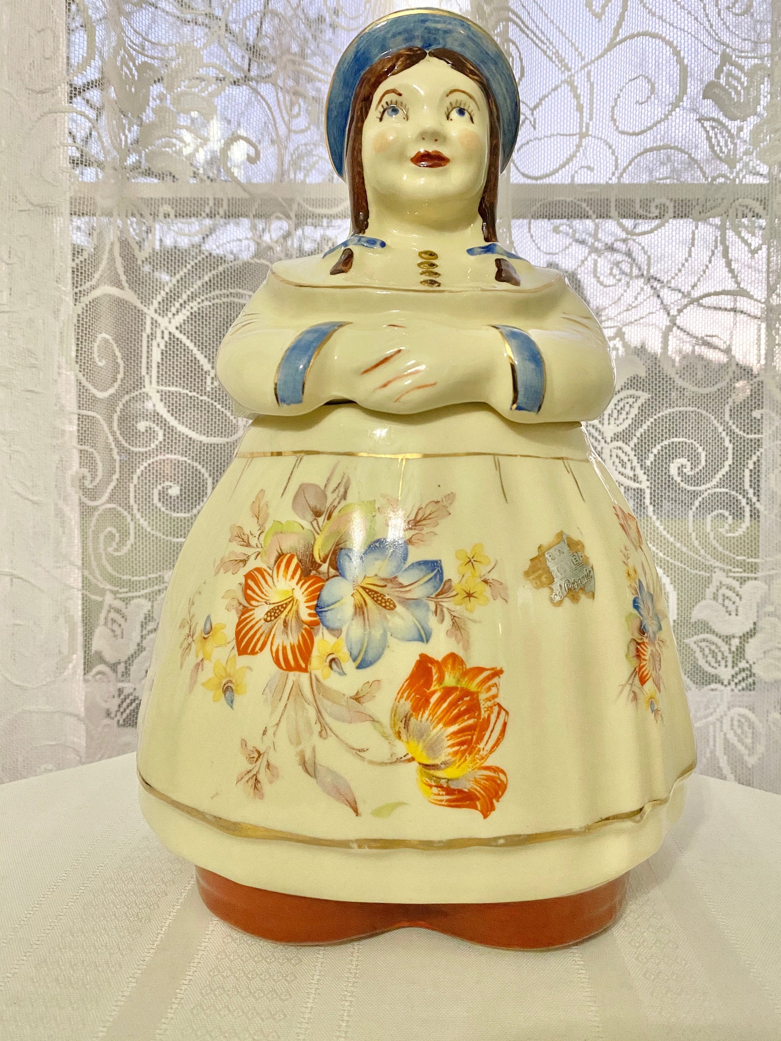 VTG Shawnee Pottery Dutch Girl Cooky Cookie Jar Etsy