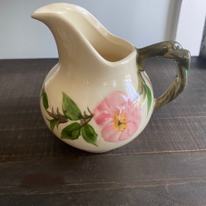 Vintage Franciscan Desert Rose Creamer Decorator Numbered