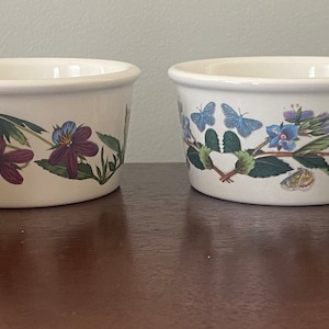 VTG4 Großes Ramekin 4er Set Botanischer Garten von PortMeirion