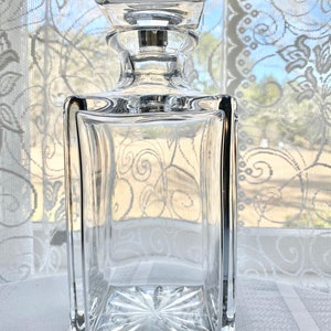 Vintage Lead Crystal Decanter with Original Stopper