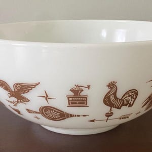 Ciotola per miscelazione VTG Pyrex Early American Cenerentola 443 - 2 1/2 quart