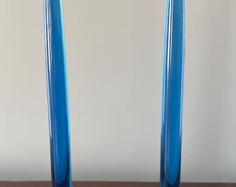 Vintage MCM RETRO Lucite świeczniki ze świecami Lucite - RZADKIE