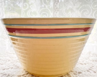 Vintage Watt Oven Ware #9 Yellow Ware Mixing Bowl