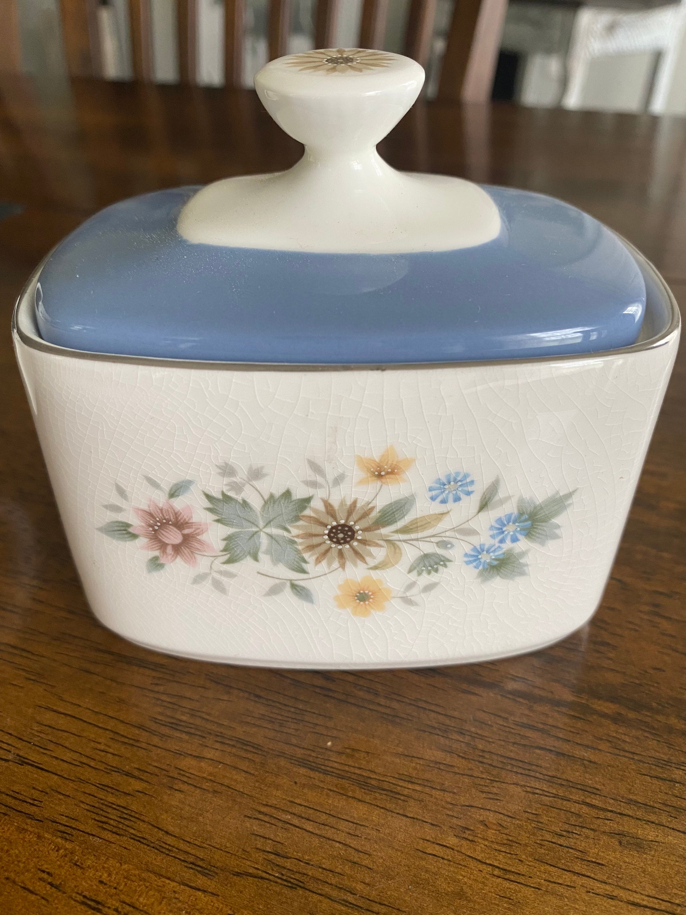 VTG ロイヤルドルトン 田園パターン クリーム&シュガーセット - Etsy 日本