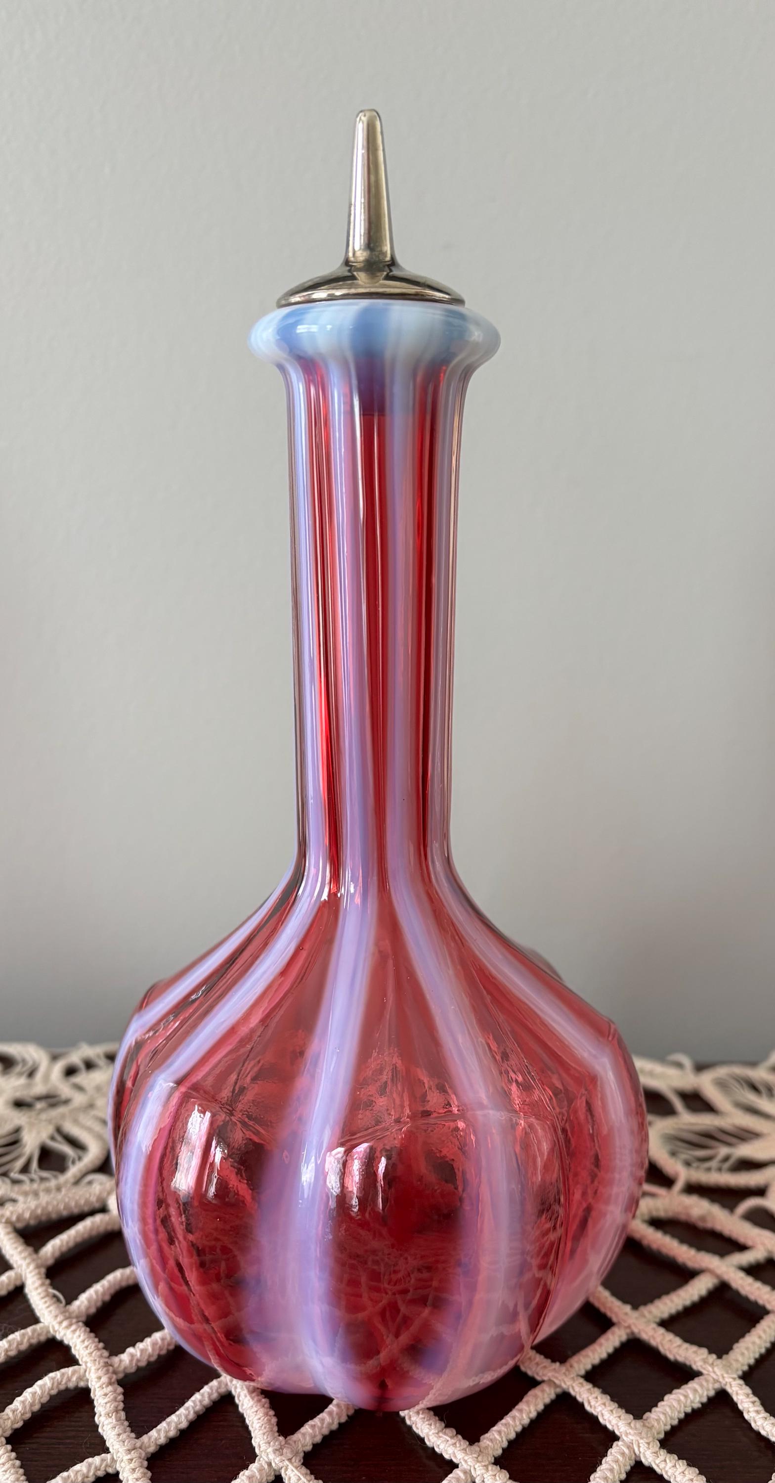 Fenton Barber Bottle - Etsy