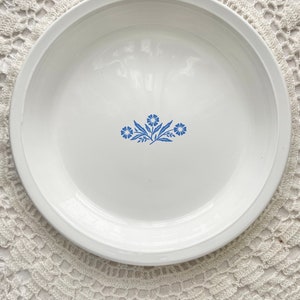 VTG Corning Ware Cornflower Blue 9&quot; Pie Pan P-309