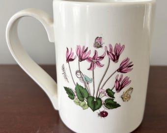 VTG Portmeirion Botanic Garden Mug Cyclamen Repandum / Cycamen