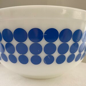 Vintage Pyrex Blue Dot Mixing Bowl #403 2 1/2 Quart RARE - Etsy