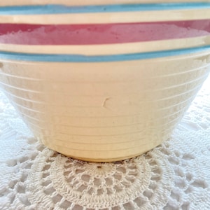 Vintage Watt Oven Ware #9 Yellow Ware Mixing Bowl