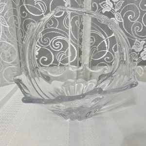 Vintage Blown Crystal Bowl