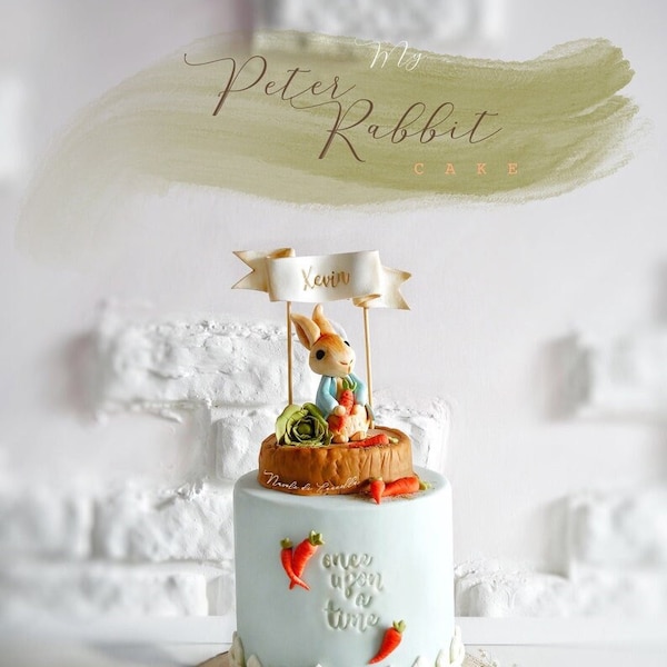 Peter Rabbit Cake- Torta Peter Rabbit-Cookies Paint-Biscotti Dipinti - Torte Beatrix Potter Inspire - Birthday -Peter Rabbit Theme