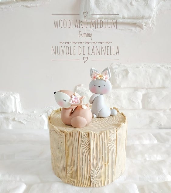 ELECLAND Figurine di animali della foresta 12 pezzi Figurine di animali