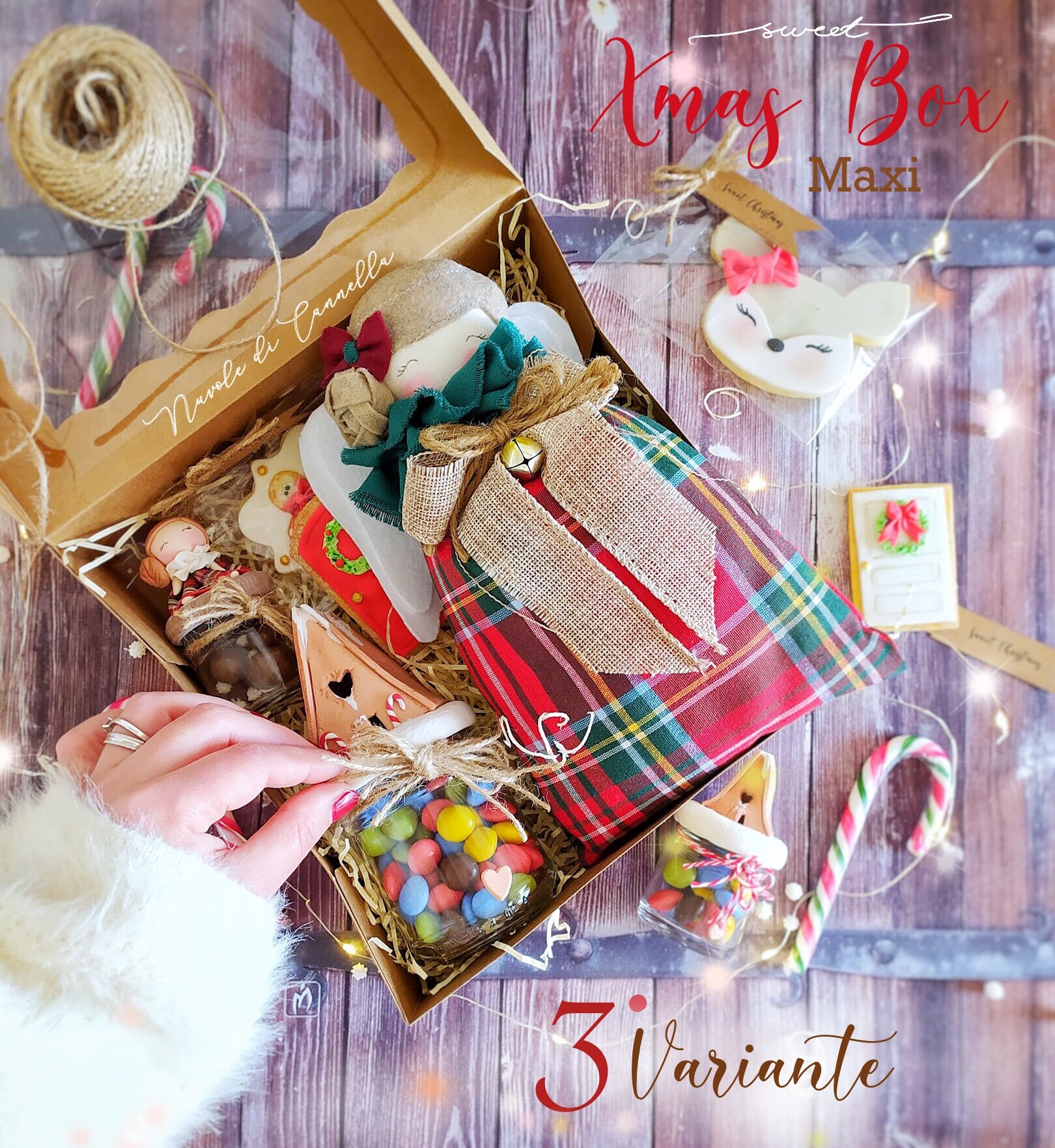 Gift Box Personalizzabile Idea Regalo Dolce Natale per chi Ama The