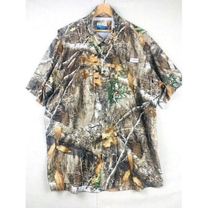 Magellan Outdoor Realtree Edge Fish Gear Camo Short Sleeve Shirt 3XL Relaxed Fit