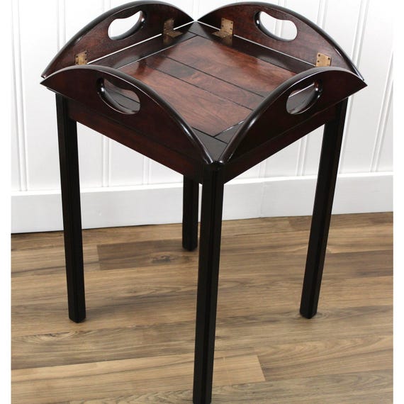 Vintage Bombay Company Butler Tray Table With a Folding Removable