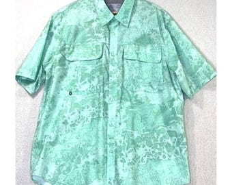 Ocean & Coast Realtree Fishing Men's Short-Sleeve Large Vented Shirt Pockets