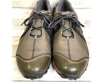 Footjoy Contour Golf Shoes Brown Leather Lace up Shoes Mens  display picture 1