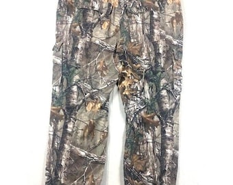 Realtree Men's Camouflage Hunting Cargo Pants XXXL 48/50 Adjustable Hem