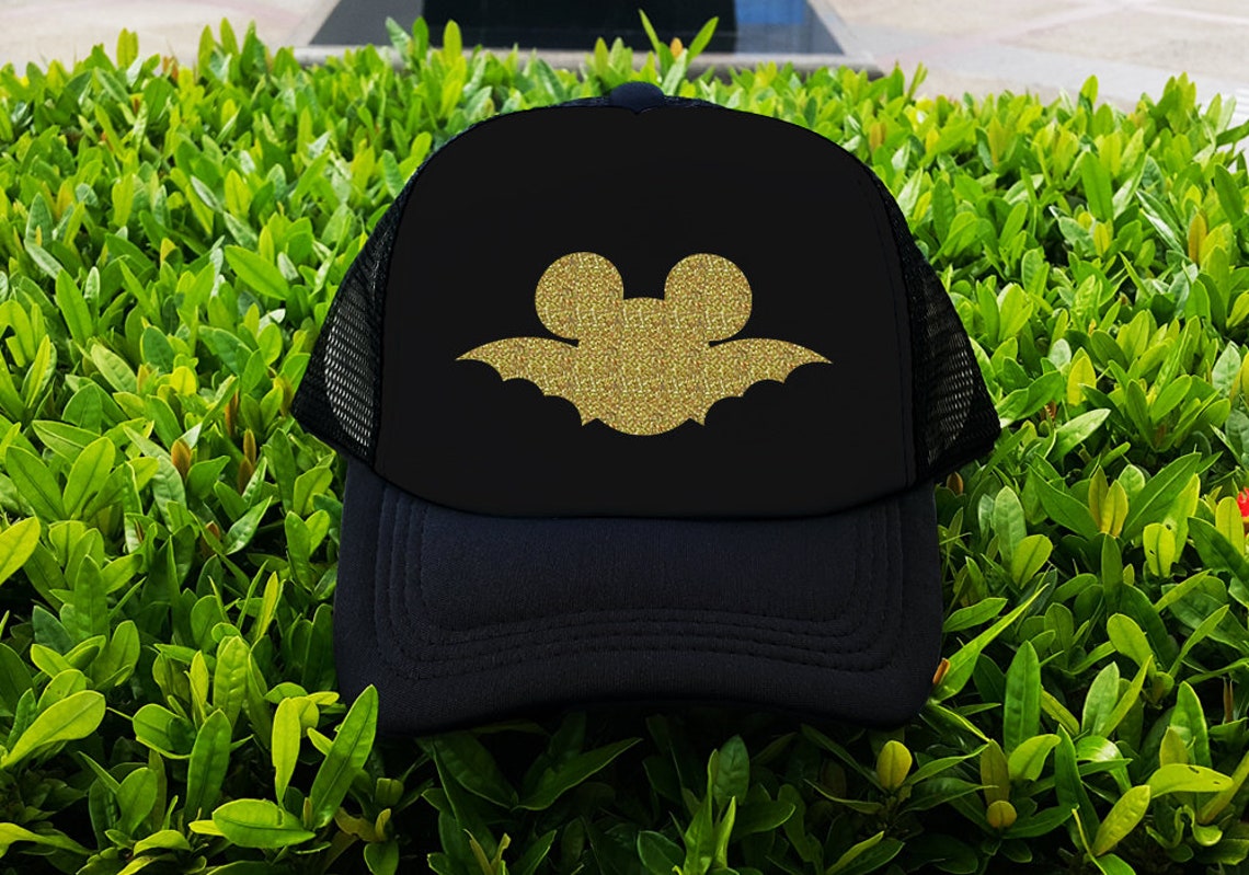 Mickey Head Bat Disney Hat Mickey Halloween Hat Disney Etsy