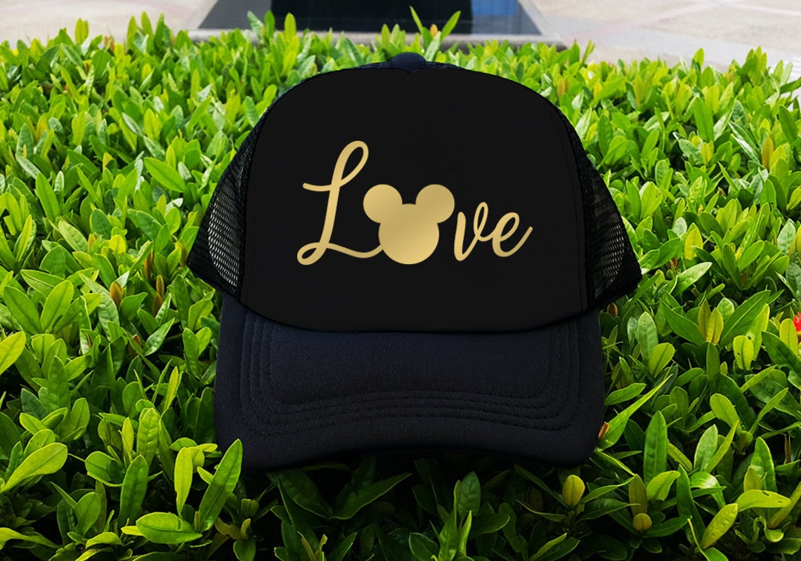 Love Head Disney Trucker Hats / Disney Trucker Hats / Etsy