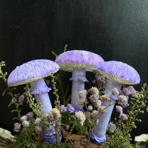 Purple mushroom lamp mushroom lights LED mood lamp stunning lamp nightstand lamp USB night light image 8